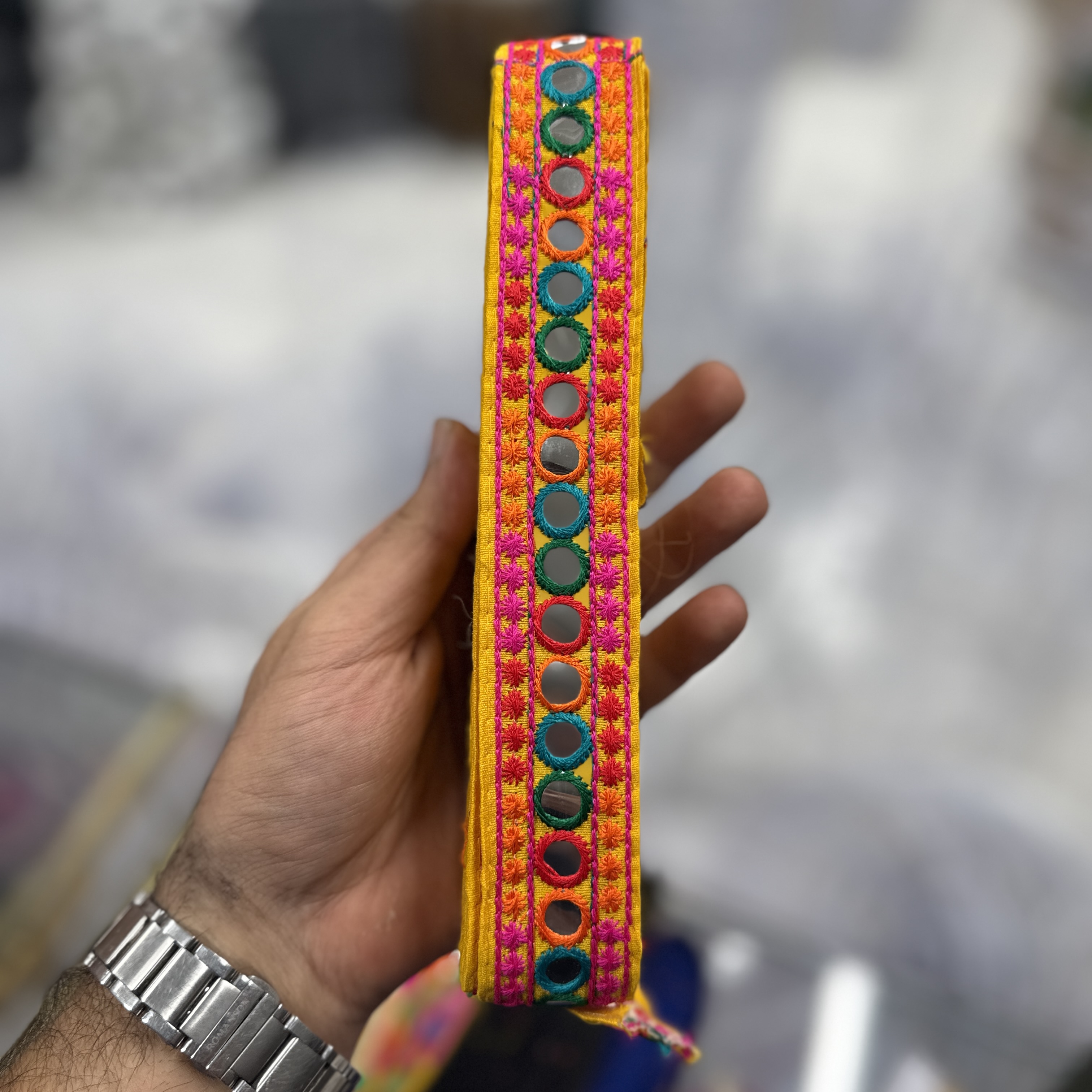 نوار -خرجکار -سوزندوزی -هندی-سه سانت