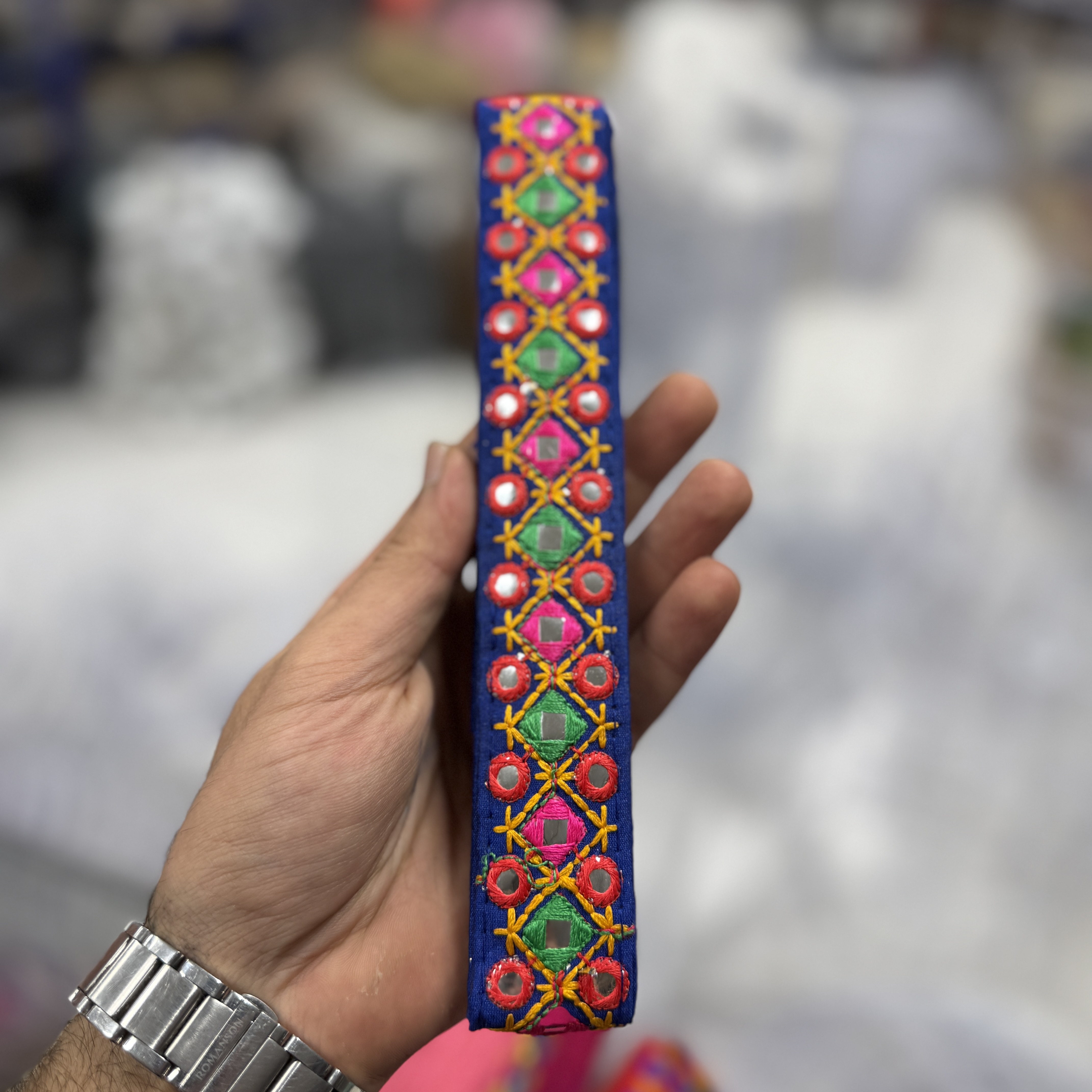 نوار -خرجکار -سوزندوزی -هندی-سه سانت