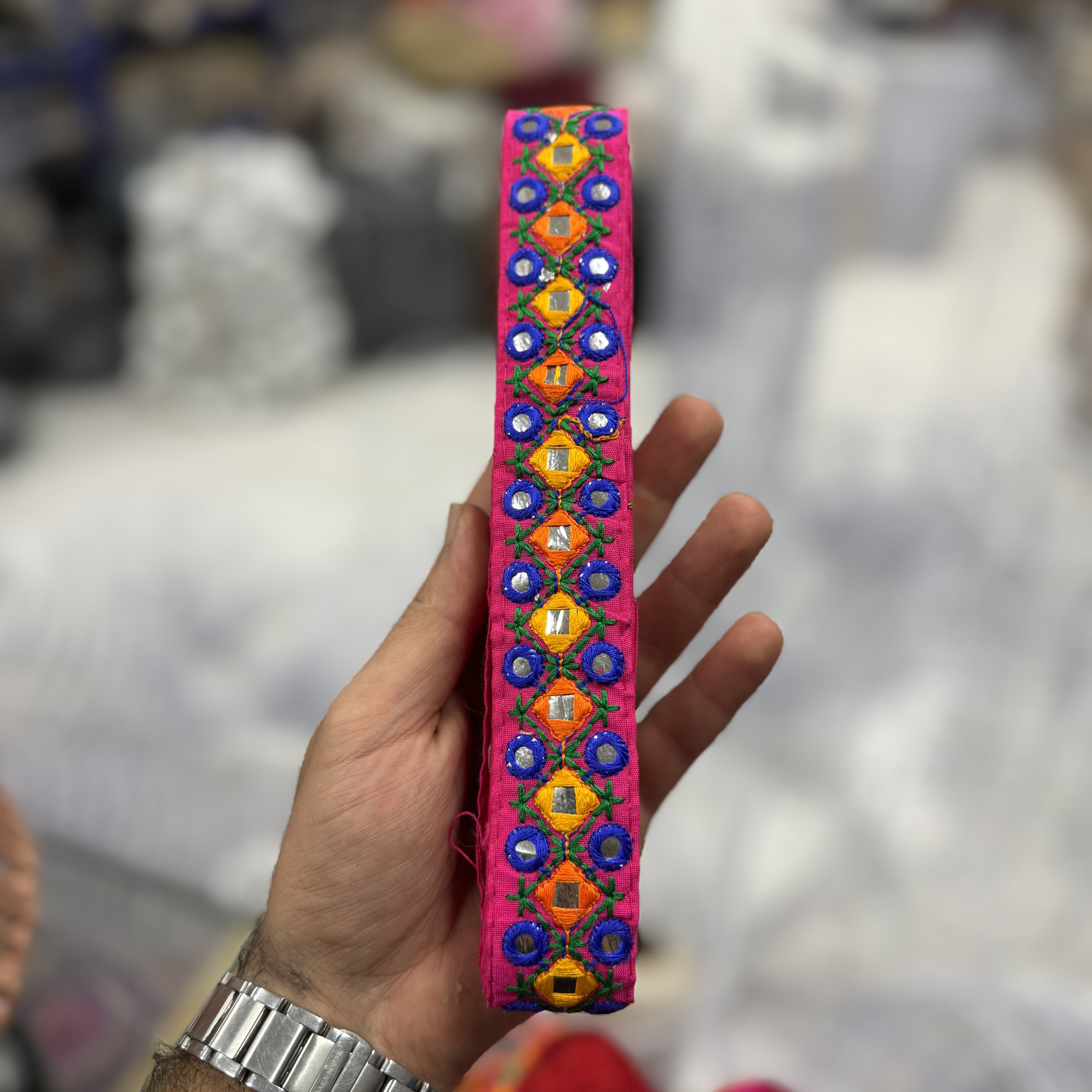 نوار -خرجکار -سوزندوزی -هندی-سه سانت