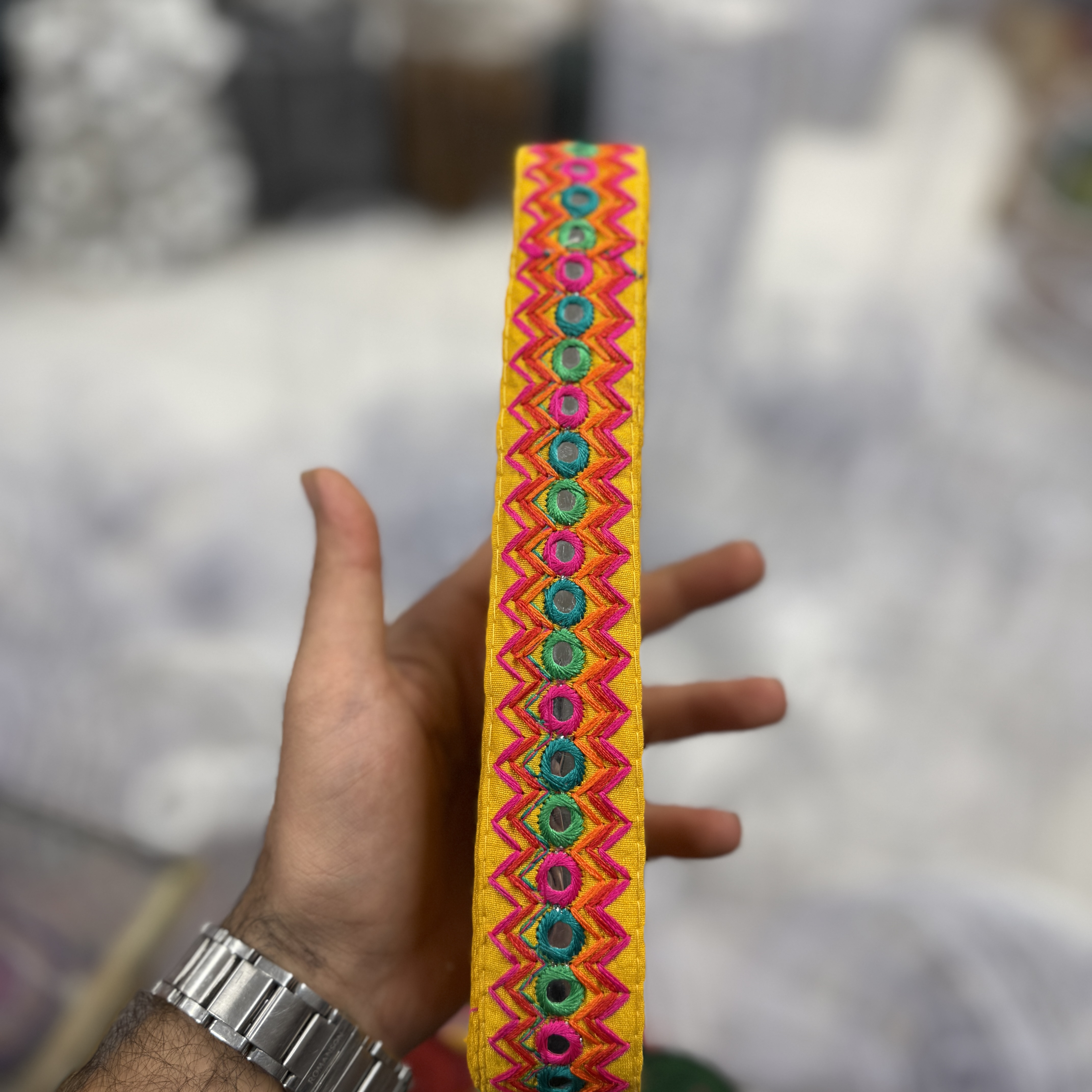 نوار -خرجکار -سوزندوزی -هندی-سه سانت