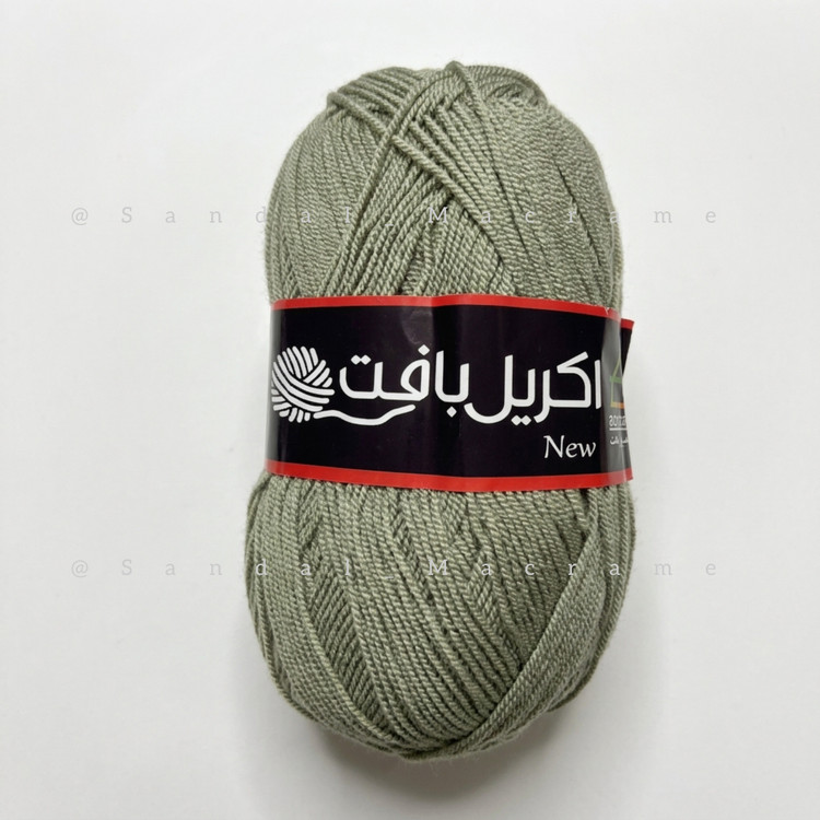 کاموا - اکریل بافت -100 گرمی - کد 2